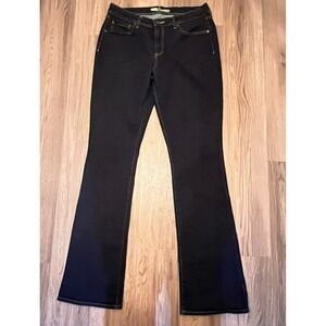 Old Navy Dreamer Dark Wash Bootcut Jeans Western Americana Stretch 12 Tall